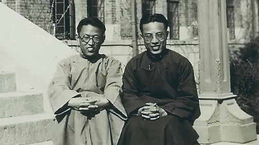 1936年，侯仁之（右）和弟弟侯碩之.png