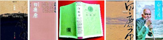 20多年來，陳忠實(shí)的《白鹿原》始終暢銷不衰，以上圖為各種版本的《白鹿原》書影。